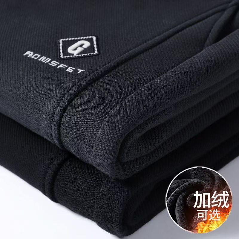 休闲卫裤男生春秋款2025新款九分束脚哈伦秋冬运动男士长裤子代发