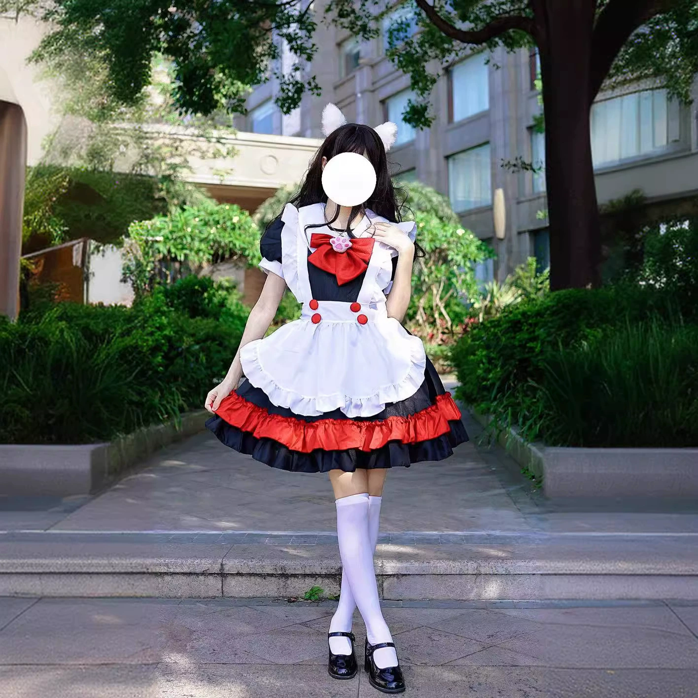 Diablo College Lolita Lolita Gothic Witch Witch Witch Платье черное и красное, одежда для подружки