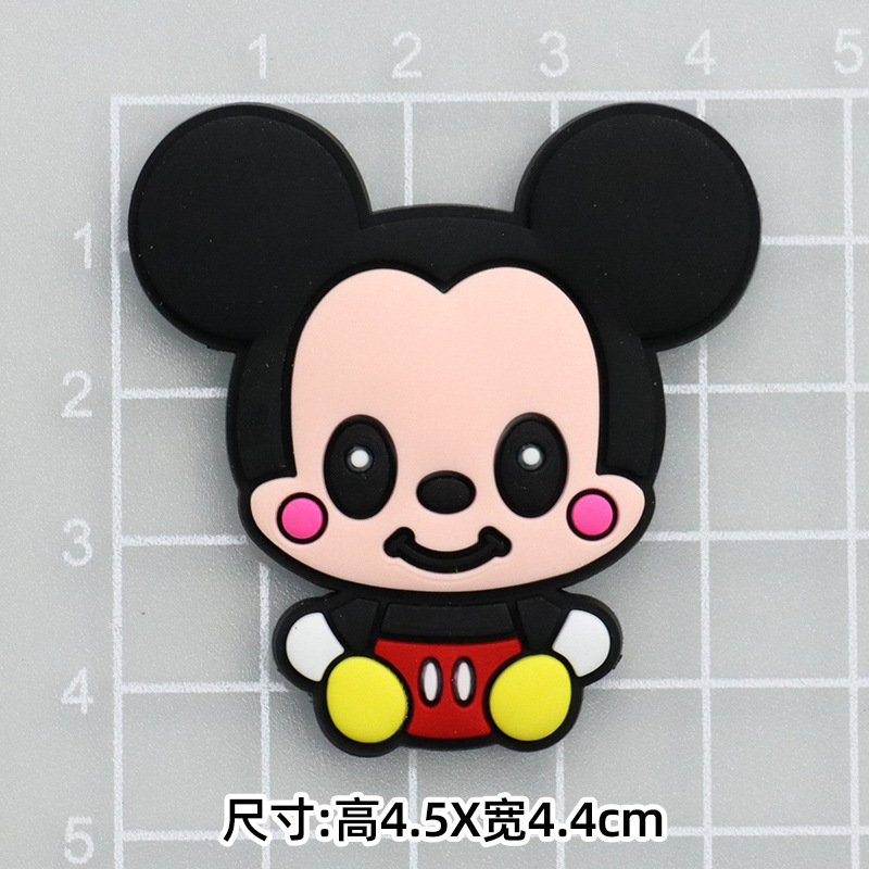 大小ミッキーミニーミッキーマウス DIY 漫画装飾アクセサリー携帯電話ケースパッチ下駄スリッパバックルステッカー|undefined