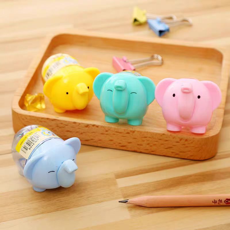 新品小象造型卷笔刀 学生削笔刀 儿童玩具奖品可爱造型刨笔器批发