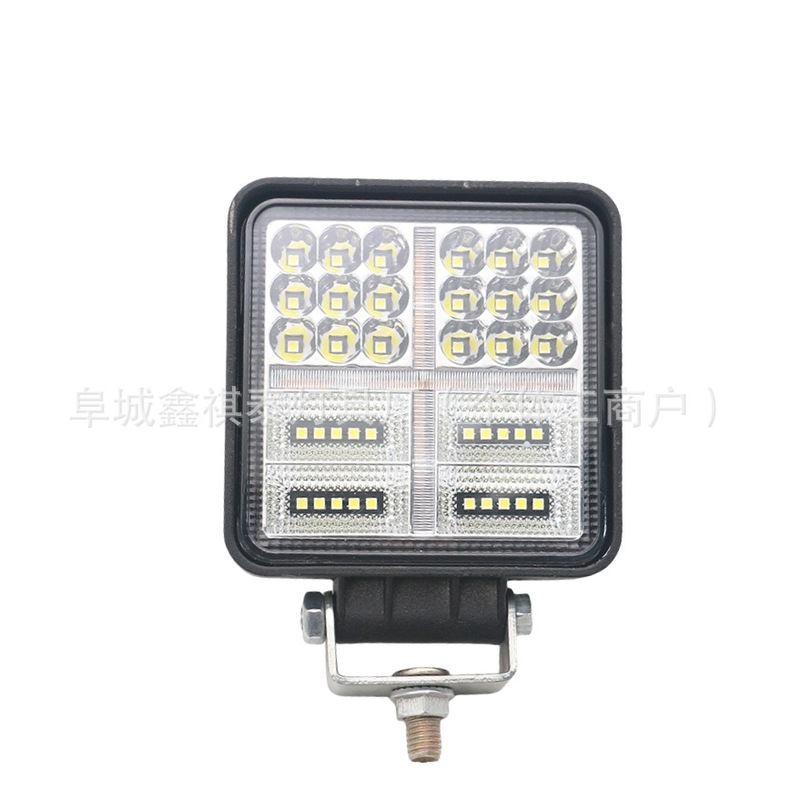 クロスボーダー 4inch フラッシュオフロード車フロントバーライト改造ライトトラックルーフライトスクエアクロス LED ワークライト|undefined