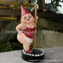 跨境趣味新品桌面摆件气氛氛围钢管舞女树脂工艺品装饰品摆饰批发