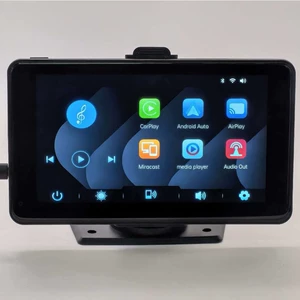7 düym Simsiz Carplay Portativ Ekran, Bluetooth, FM Transmitter, HD Arxa Kamera