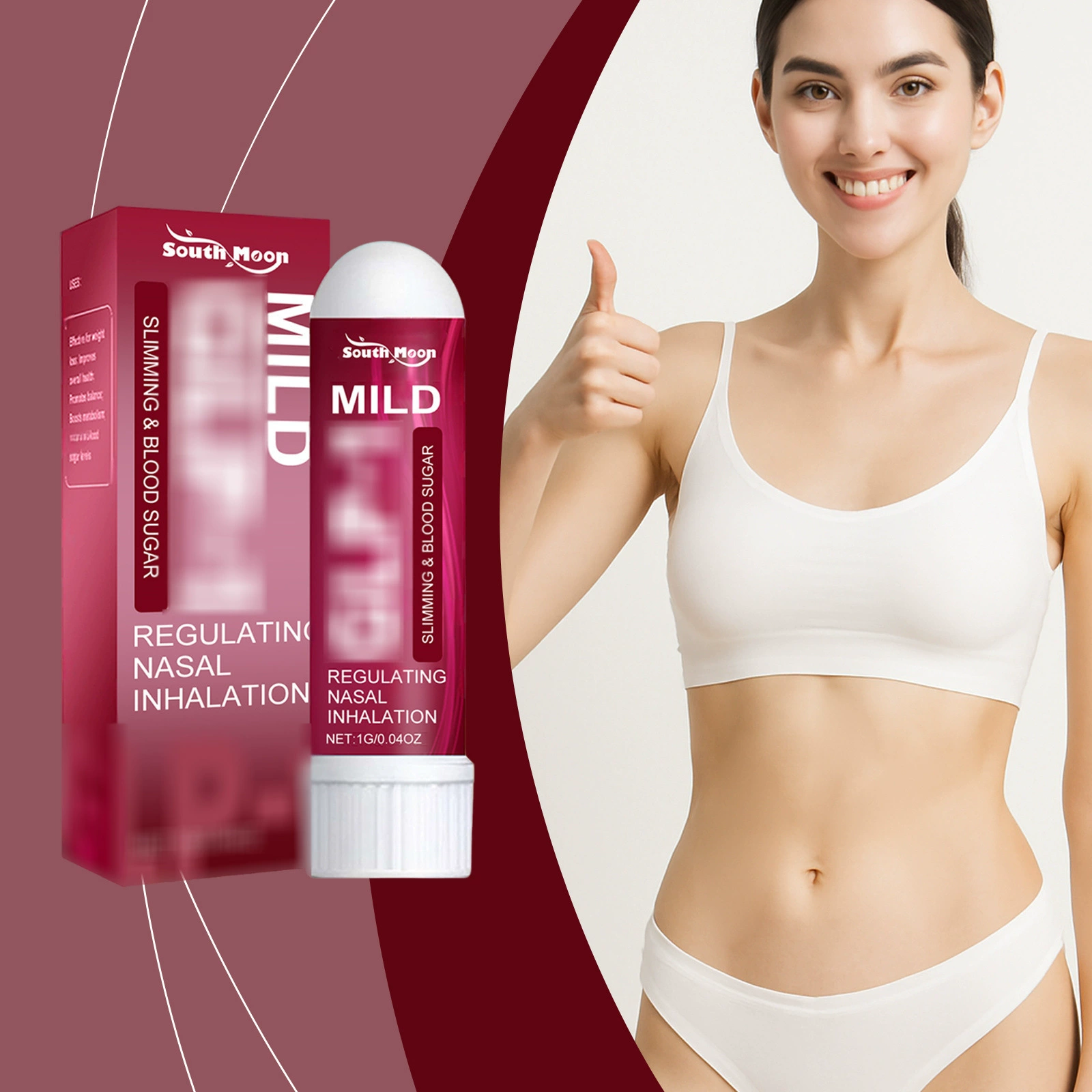 SOUTH MOON Уход за телом Ингаляционная палочка с ароматом мяты Нежный уход за телом Удобный уход Ингаляционная палочка для носа