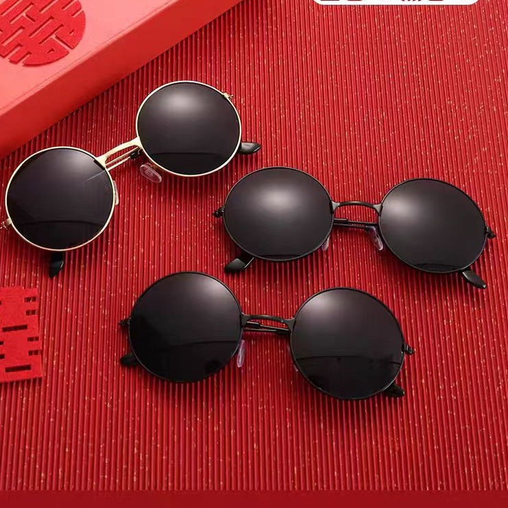 Retro Harry Potter round glasses Hyaluronic acid duck cute metal…