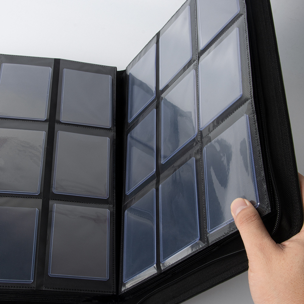 9 rejilla pu vendaje tarjeta libro 3x4 Tarjeta cubierta anime tarjeta libro juego rey Ultraman estrella tarjeta ladrillo colección libro