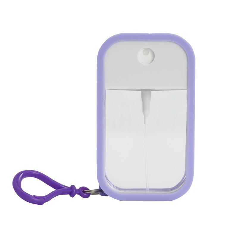 Pulverizador de tarjeta de silicona caso 45ml 50ml de Apple botella de color de silicona caso llavero sub-botella funda protectora