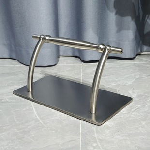 Professional Mobile Footrest Stainless Steel Footrest Foot Pedal Accessories for Barber Beauty Spa Nail Salon Chair
