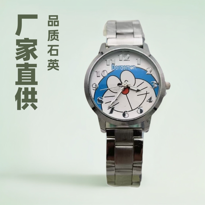 Fashionable New Tinkerbell Children's Watch Cartoon Waterproof Strap Quartz Watch for Junior High School Students Factory Direct Sale