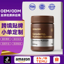 跨境OEM贴牌定制蘑菇软糖Mushroom gummies猴头菇狮鬃菇软糖代工