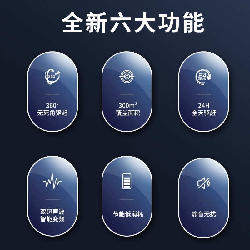 屋外ソーラー超音波鳥よけ、正方形ソーラーよけ、電子ネズミよけ、ヘビよけ、卸売可能|undefined
