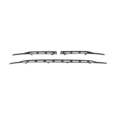 mesh snap-on front grille | Automobile anti-insect net - matte-black-insect-proof-net-dm-i
