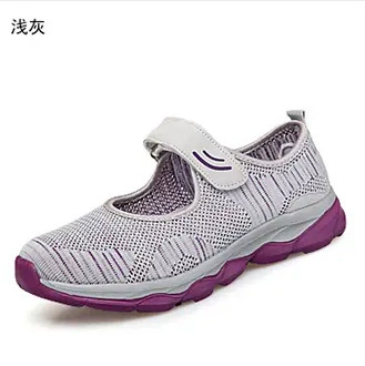 Footwear for mother, walking shoes, plus size, autumn, for middle age, soft sole