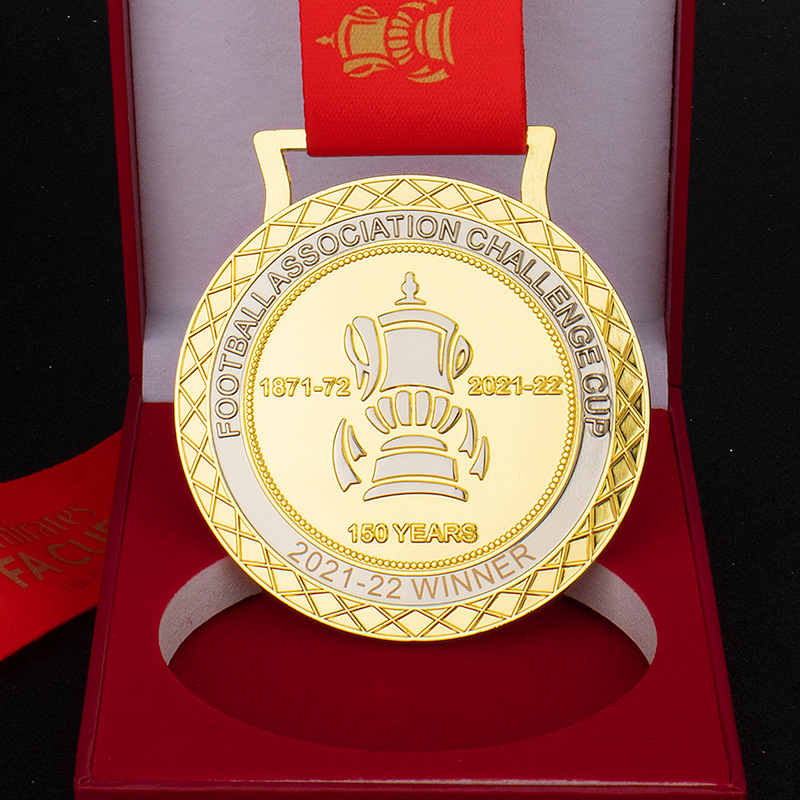 Qatar 2022 World Cup Medal Marathon partido de fútbol Juegos de honor personalizado al por mayor regalos personalizados