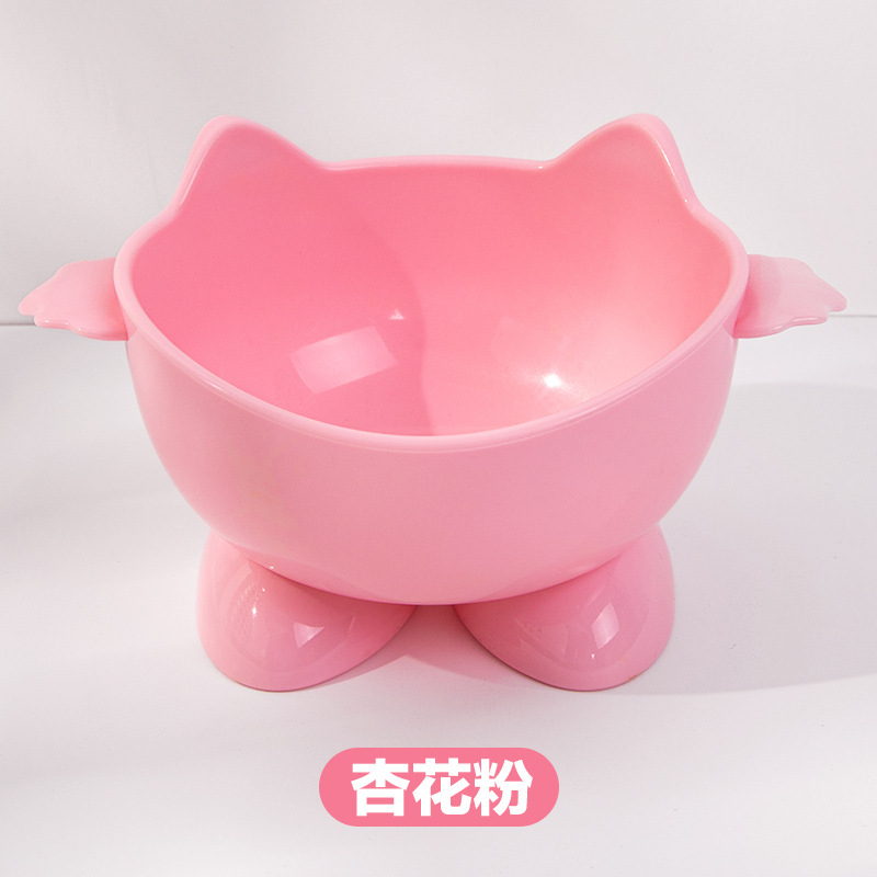 Tazón de gato alto, gran diámetro, gran capacidad, cara sucia, anti-volcado, original, venta al por mayor de fábrica de cuencos para mascotas Fat Ding