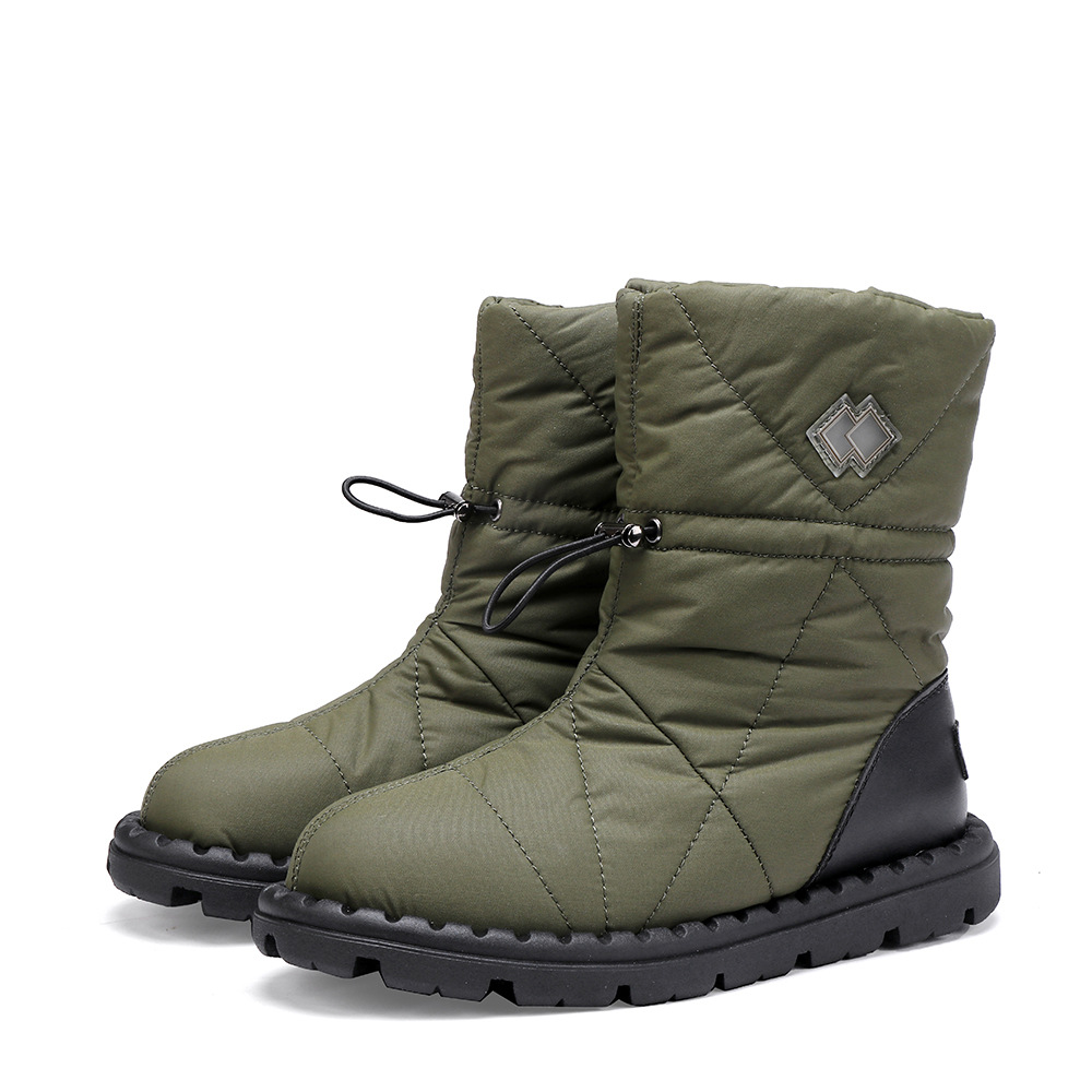 distribución de nueve copos de nieve comercio exterior transfronterizo botas de nieve para hombres y mujeres botas de pareja