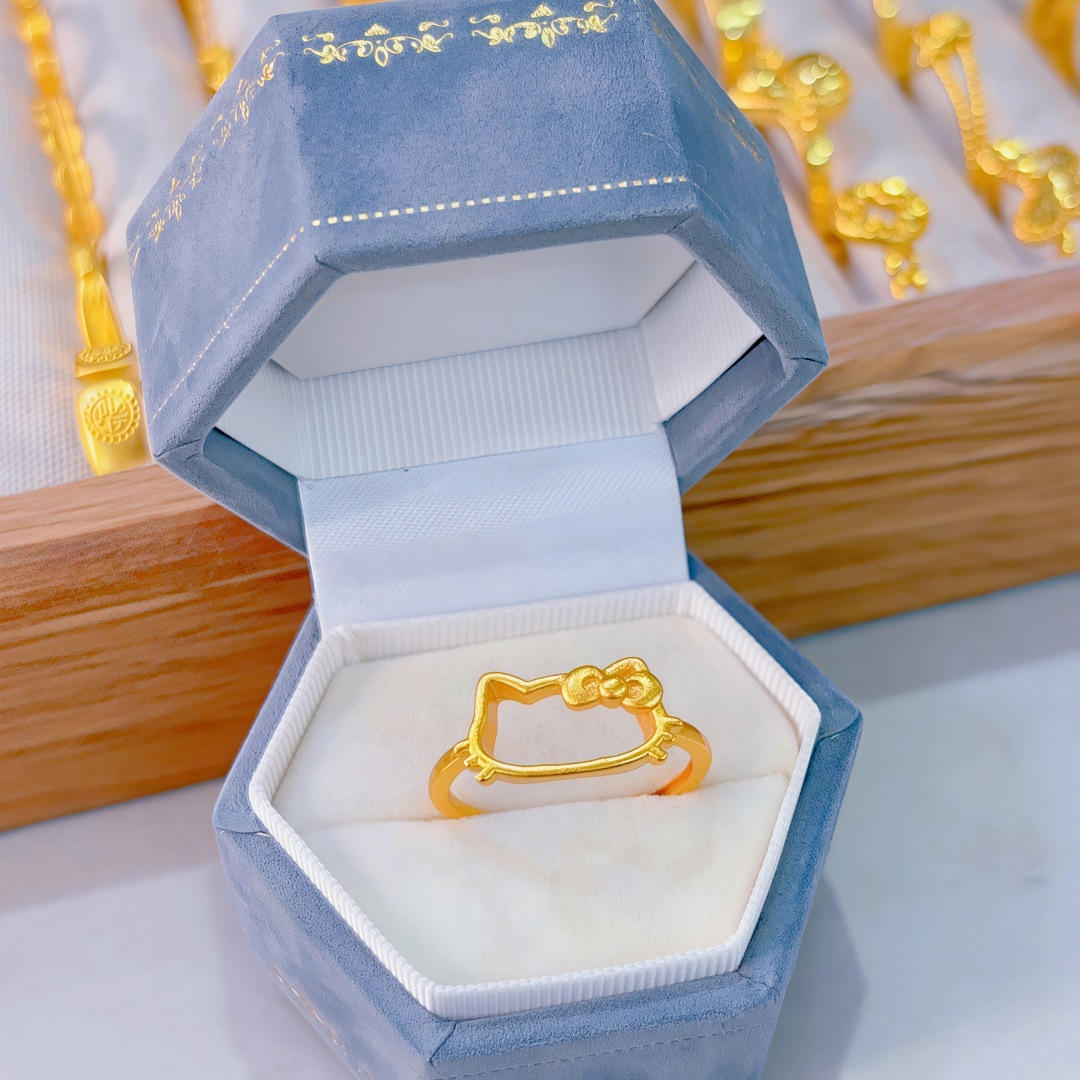 Hollow KT Cat Ring