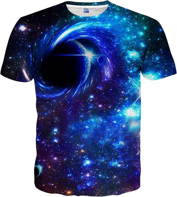 Venta caliente transfronteriza europea y americana impresión digital 3D para hombres, personalidad de la calle de verano, camiseta suelta de manga corta con cuello redondo transpirable