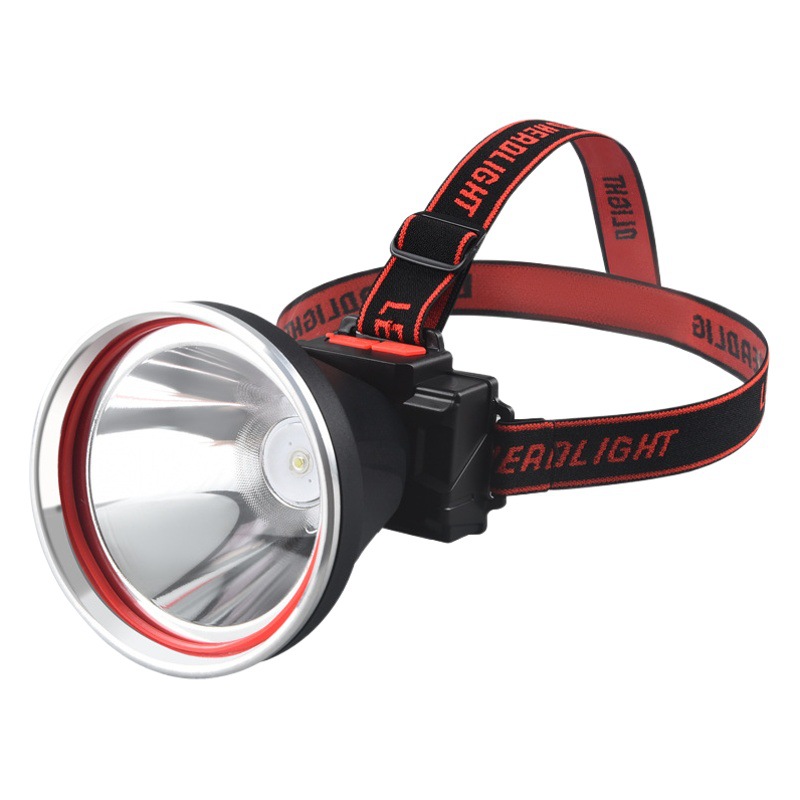 Linterna de inducción transfronteriza LED fuerte luz de largo alcance cabeza desgaste al aire libre multi-función recargable linterna de la lámpara de minero al por mayor