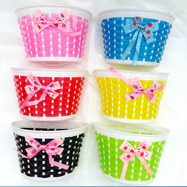 Маленький Размер скутер, тканая корзина полу-ручной работы, компрессионная бутик-автомобильная корзина, пластиковая тканая корзина, детские автомобильные аксессуары