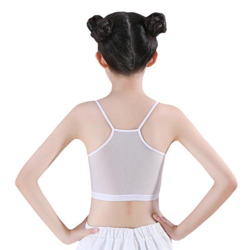 [Second hair] pure cotton with quilted anti-bump underwear for students in the developmental period, older children and girls pure cotton vests