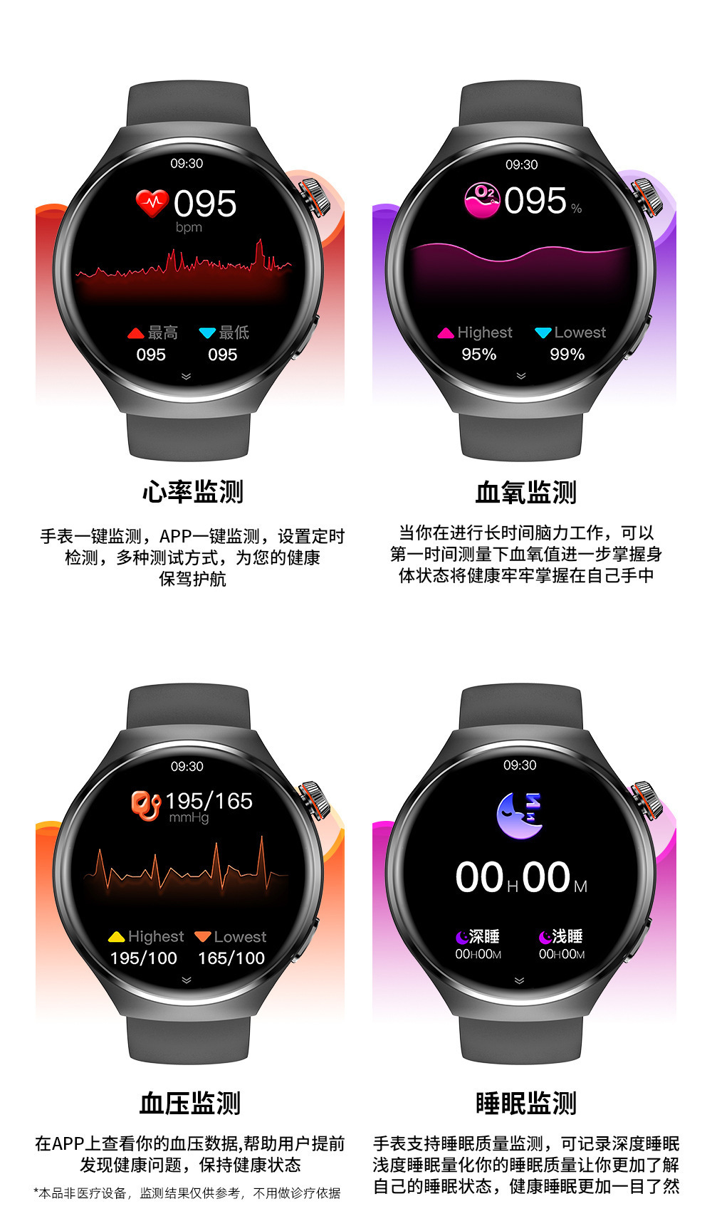 New precise non-invasive blood sugar and uric acid measurement smartwatch, Alipay NFC Bluetooth call, heart rate, blood pressure and blood oxygen undefined