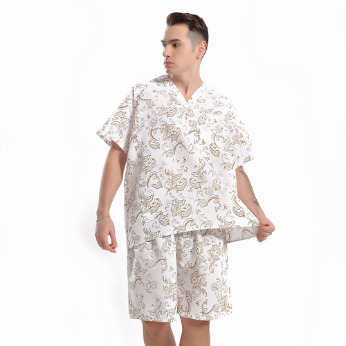 Special Large Bathwear Set for Men, Including Shower Gowns, Sauna Wear, Massage Wear, and Foot Bath Store Robes