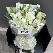 杭州余杭区乔司塘栖五常闲林永旺梦乐城真鲜花配送玫瑰花束蝴蝶兰