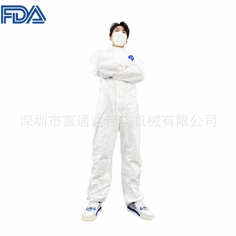 工厂现货SF 透气膜一次性Tyvek xpert 防护服65g用于检查室防渗水