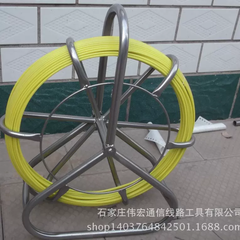 供应6X50玻璃钢材质小型穿线器手提穿孔器拉线便携玻纤暗线线管