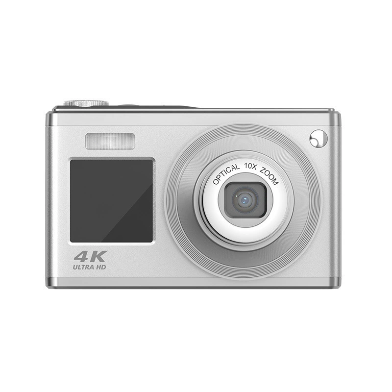 Новая CCD 4K высокоразрешающая оптическая зум-цифровая камера 64М, двойной экран, камера для селфи с режимом красоты