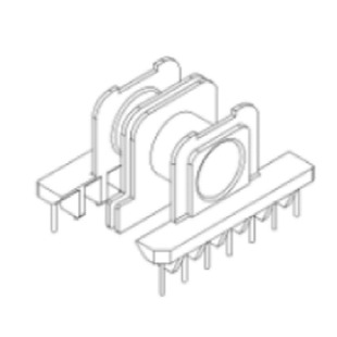 Er34 Double Slot Transformer Skeleton Etd34 Double Slot High Frequency Power Supply Skeleton Er34 Double Slot Horizontal Skeleton 7-7