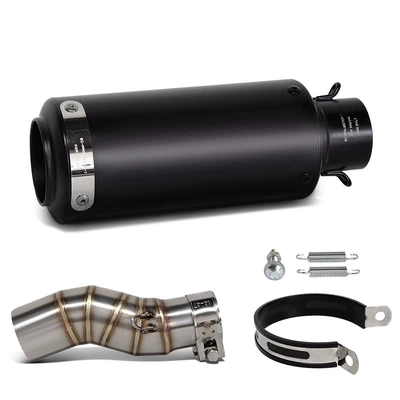 Modified Exhaust Pipe, Motorcycle exhaust pipe - 450mt-mid-section-sc-black-strip