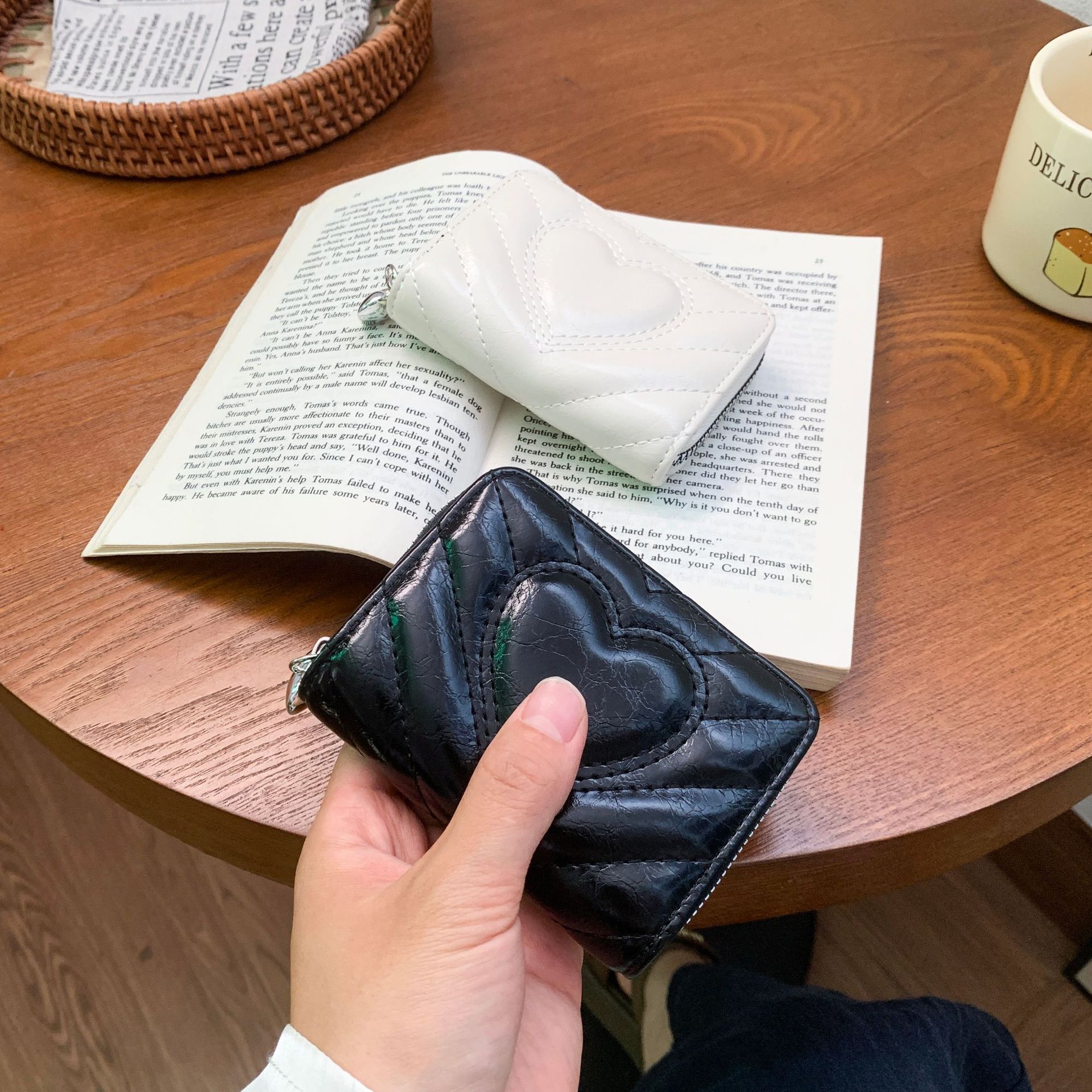 Simple New Style Card Holder, Korean-Style Ins Id Holder, High-Value Cute and Sweet Pu Multi-Card Slot Accordion-Style Women's Wallet