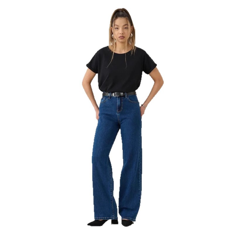 俄罗斯服装外贸牛仔裤女2025新款直筒裤女装跨境OZON/WB一件代发|undefined
