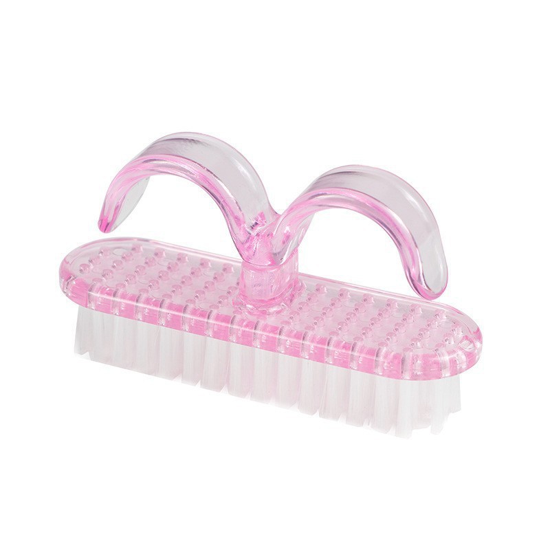 Brocha para Polvo de Manicura y Maquillaje de Nylon Suave para Limpieza de Uñas y Colorete
