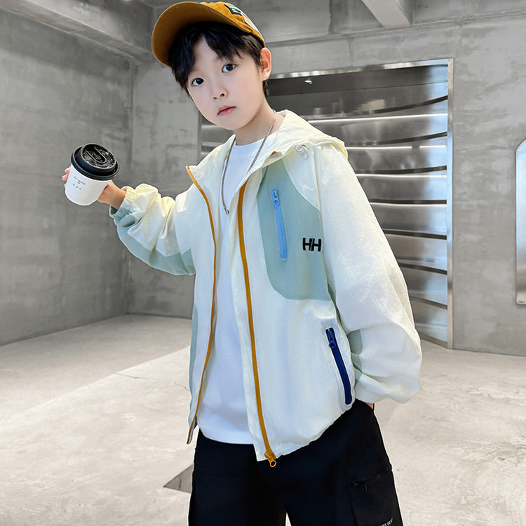 초록 폭발 인기 곰돌이 & F809 - 알파벳 자수 배색 자외선 차단 의류