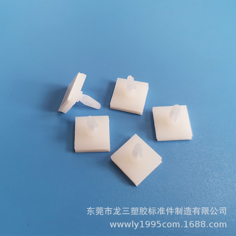 龙三粘式隔离柱ASH-5白色背白胶（HC-5) 粘贴式PC板带胶支撑柱