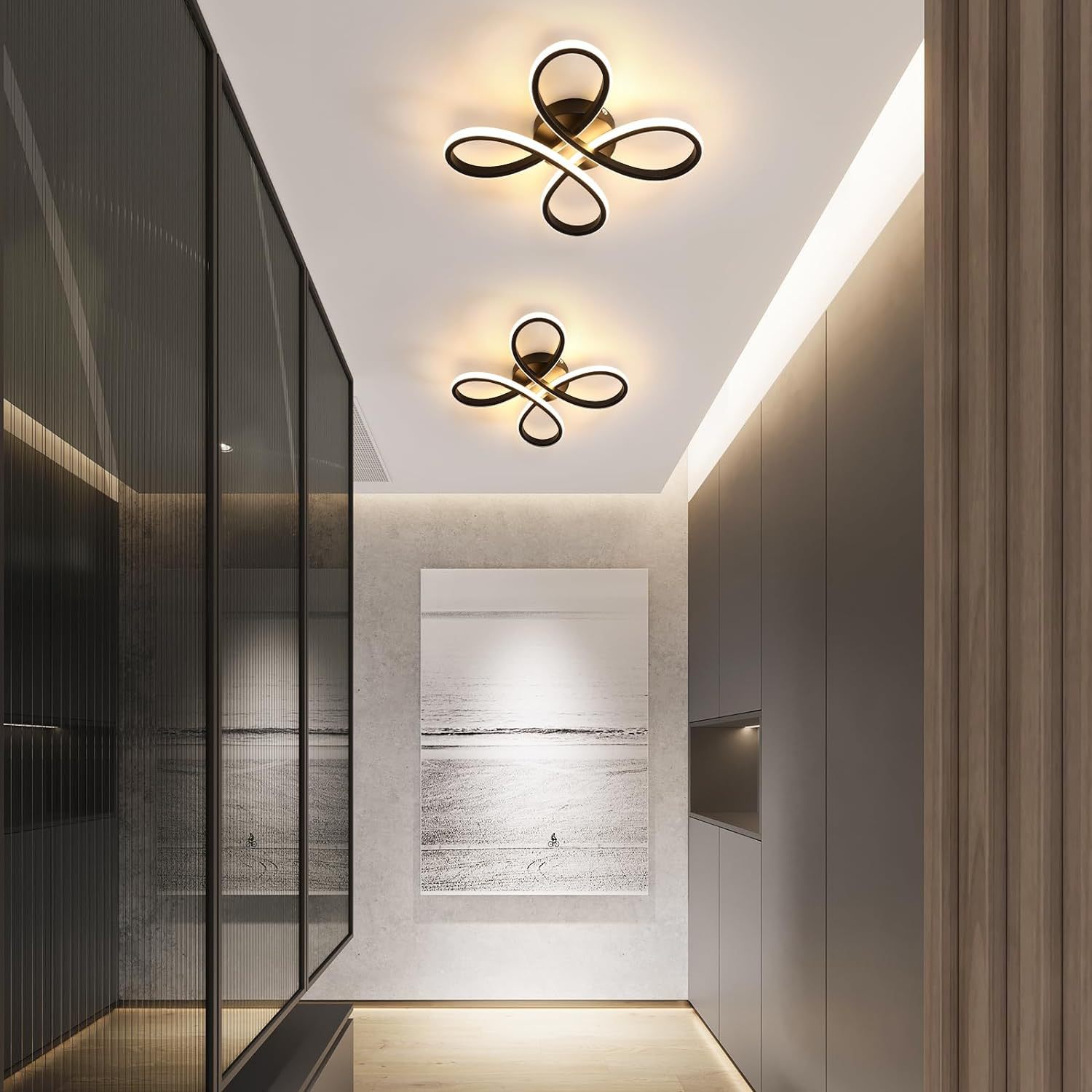 Lampada da soffitto led moderna nordica dimmerabile per corridoio_voghion.com