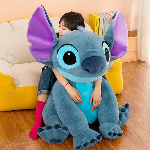 Cartoon Stitch Doll Cute Stitch Large Plush Toy Pillow Sleeping Doll Birthday Gift Wholesale