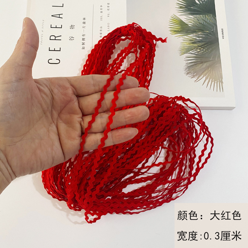 0,3 CM en forma de S correas de encaje marinero con sofá, decoración de cortina, encaje, accesorios de ropa de bricolaje hechos a mano