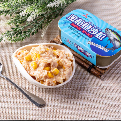 Tuna Salad Canned Tuna for Edible Sushi - Sanri Shinko Brand - Dalian Tuna Salad Canned Tuna