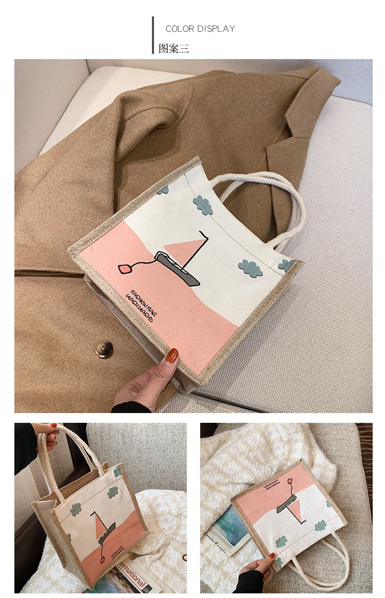 Fabricantes al por mayor de lona de algodón y lino bolsos de mujer 2024 nuevo estilo de moda nacional bolsos de moda simple bolsa especial