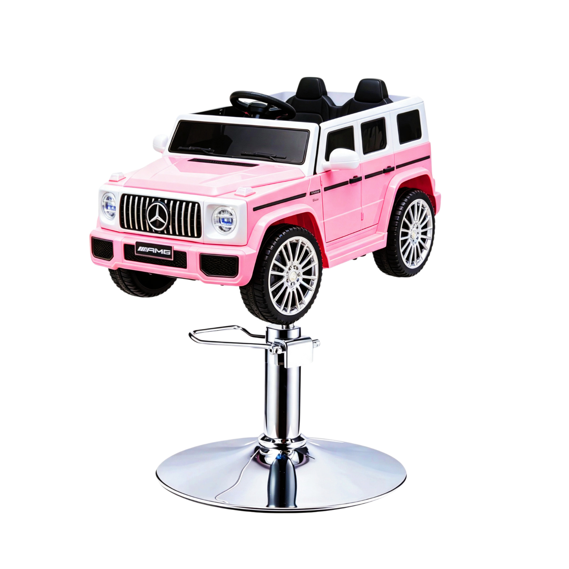 Silla de peluquería transfronteriza para niños silla de cabello giratoria silla de elevación salón de peluquería multifuncional asiento de automóvil de dibujos animados al por mayor image 110