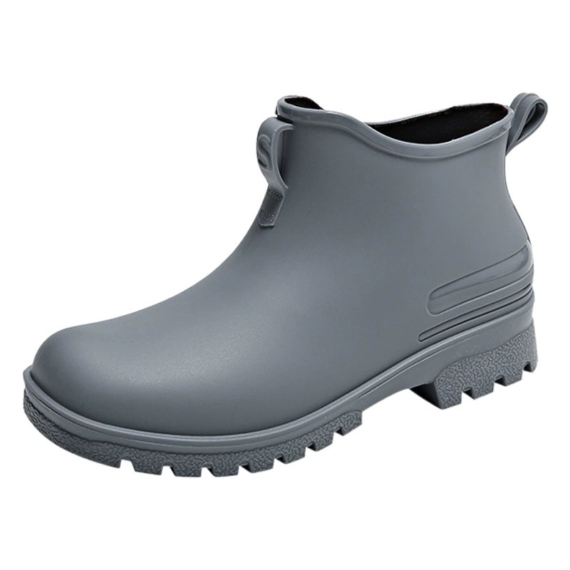 Корейские и японские модные короткие водонепроницаемые ботинки нового стиля для женщин, уличные износостойкие нескользящие водонепроницаемые ботинки на толстой подошве с флисовой подкладкой для женщин.