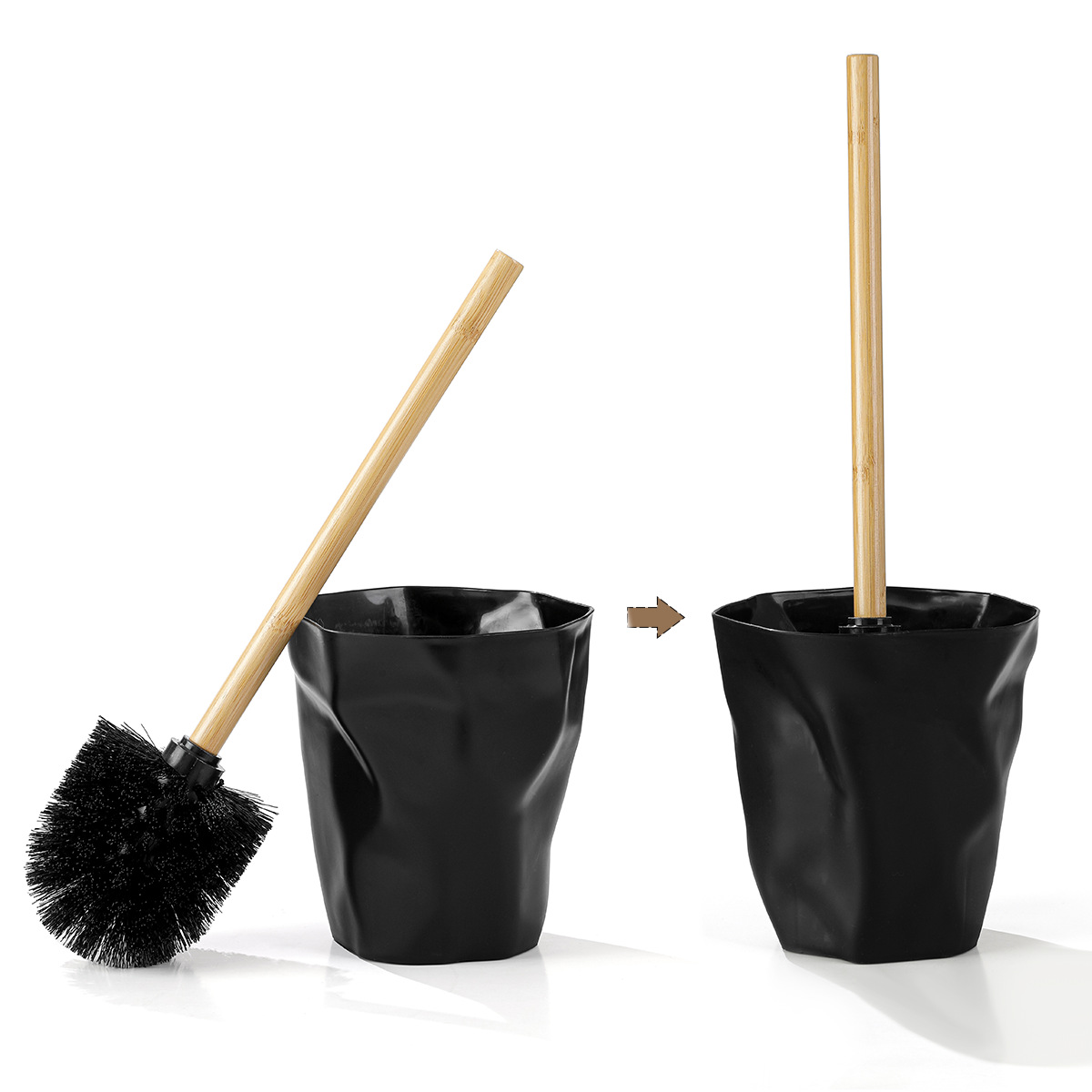 Regalos de baño cepillo de inodoro de baño limpio cepillo de inodoro de acero inoxidable cepillo de inodoro artículos de baño almacenamiento doméstico