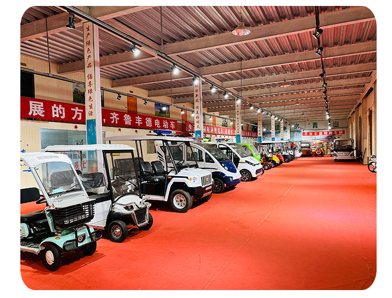 Golf Cart Scenic Campus Factory Area Shuttle Bus 4+2 6-Seater Electric Sightseeing Car Patrol Car