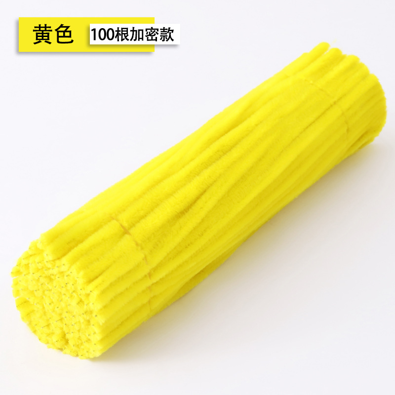 Macarón torsión varilla de cifrado ramo de terciopelo hecho a mano DIY material paquete de juguetes inteligentes fuegos artificiales raíz de pelo colorido
