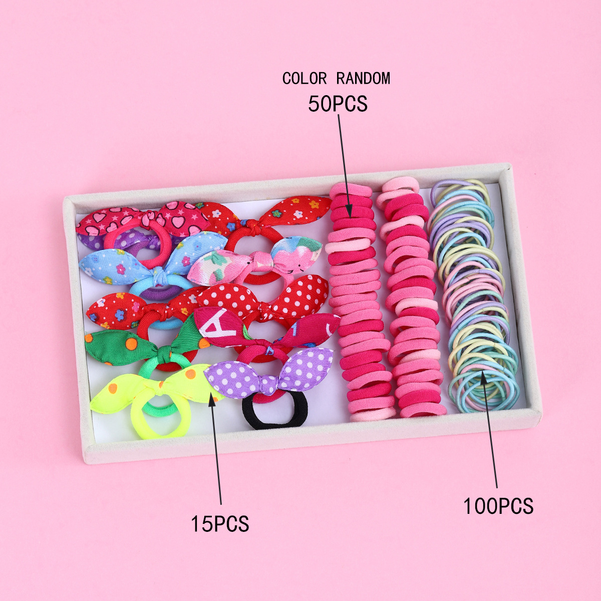 Joyas infantiles nuevas tarjetas de cabello princesa cabello cuerda de cabello bebé caja de regalo para niñas clip de borde coreano conjunto de joyería para el cabello