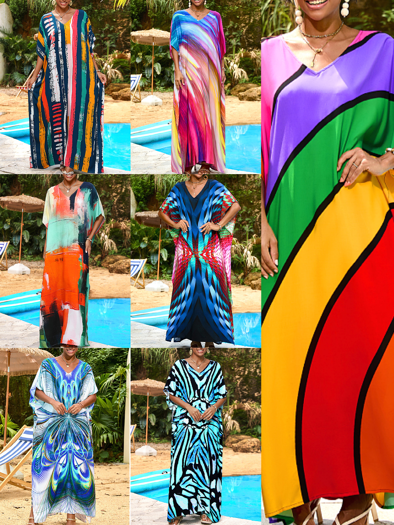 2025 transfronterizo amazonas playa camisa de algodón hombre impresión suelta vestido de vacaciones bikini camisa protector solar A002